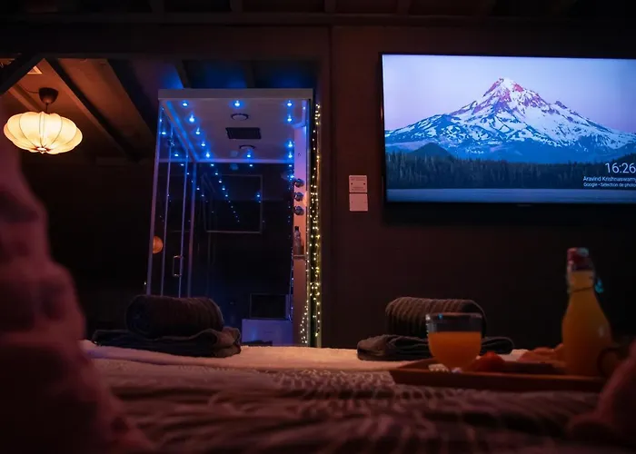 PAUSE NATURE SORBAIS Chambre bien-être avec Sauna et Balnéo